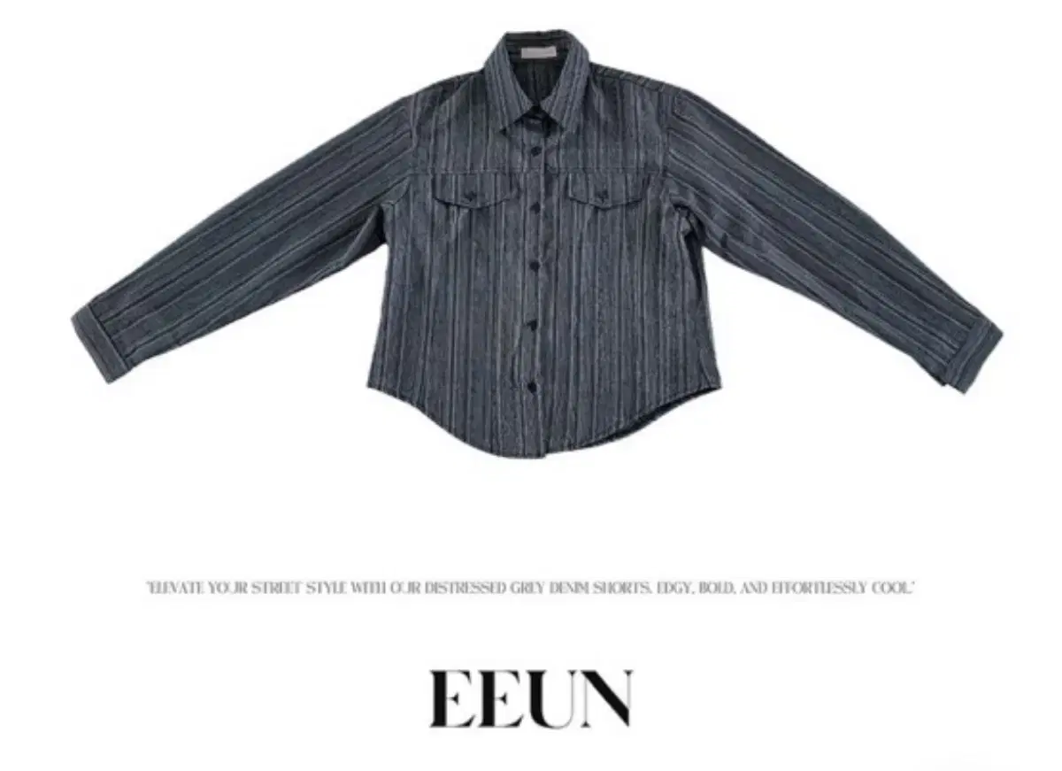 EEUN Shaman Striped Long Shirt