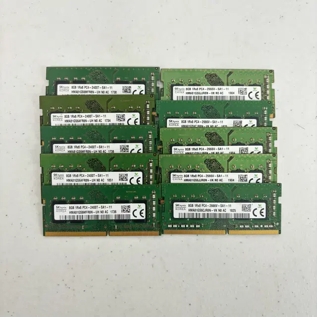 노트북용 DDR4 8GB SK 마이크론 2400 2666 3200 메모리