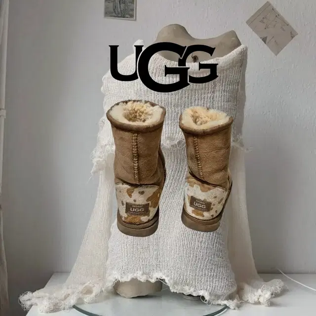 UGG caramel calf-hair Fur Boots