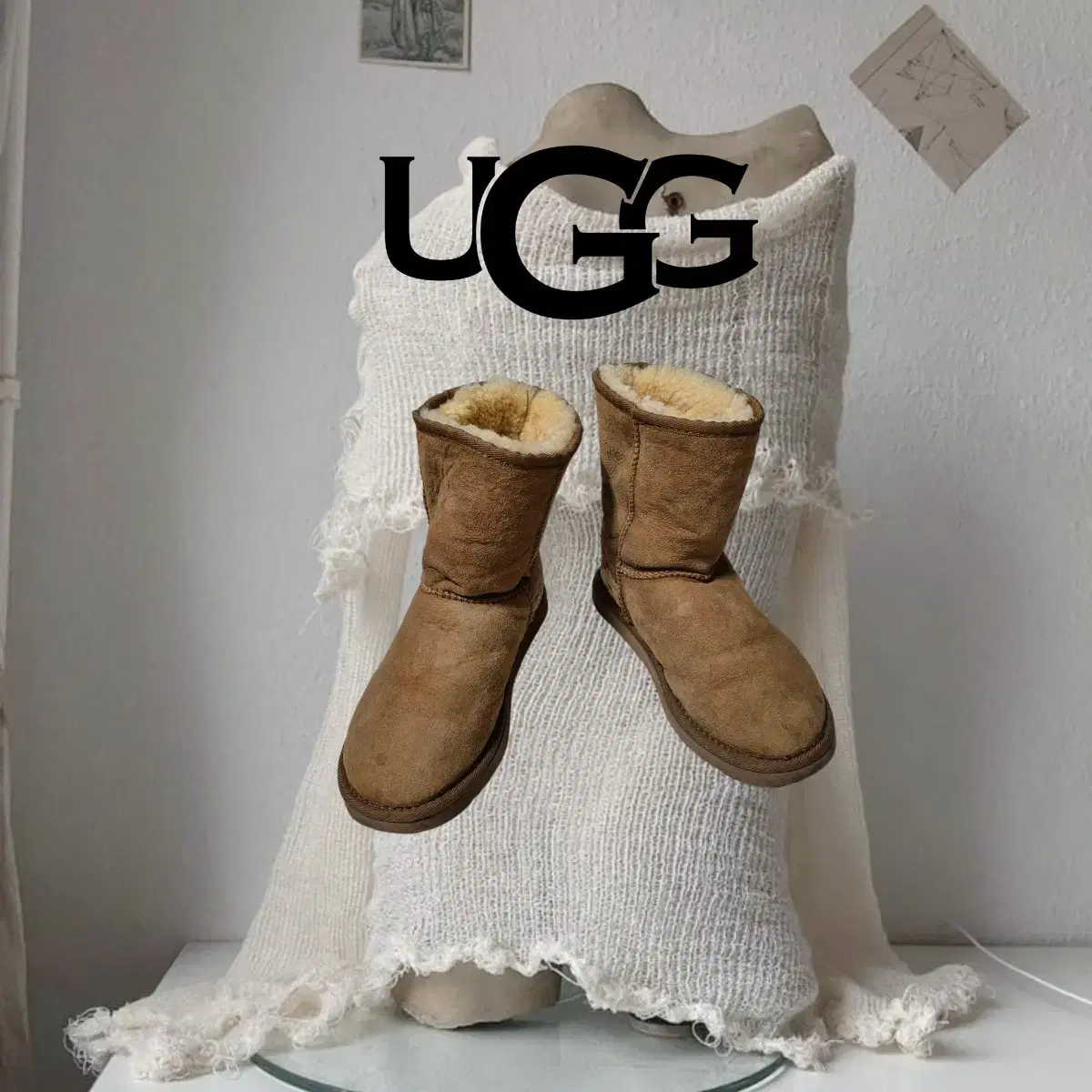 UGG caramel calf-hair Fur Boots