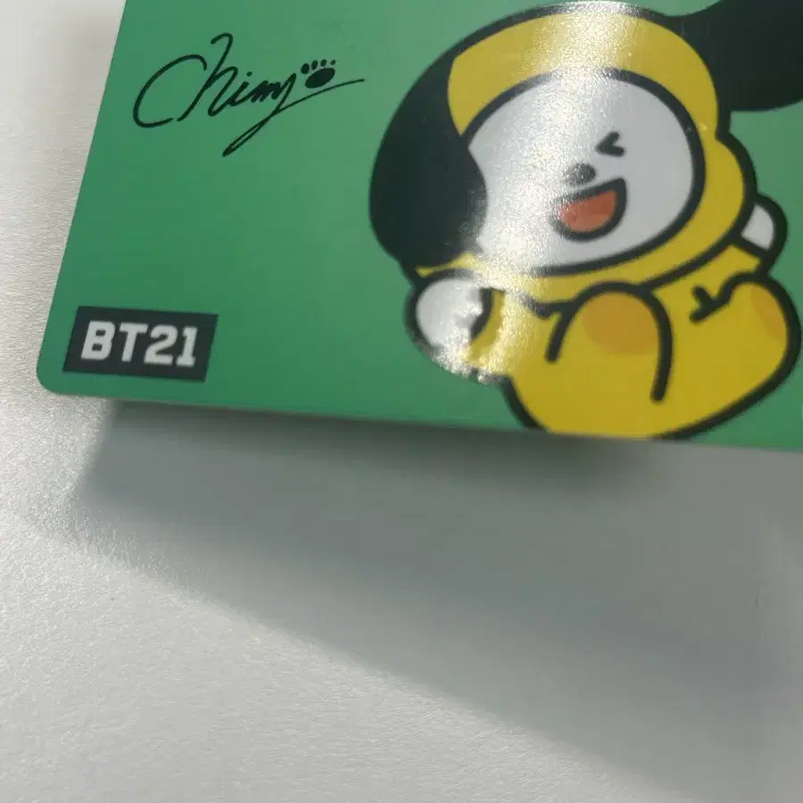 방탄 BT21 티머니카드