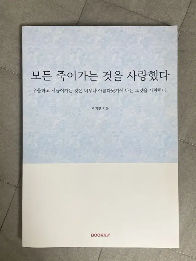 모든 죽어가는 것을 사랑했다 책 시집