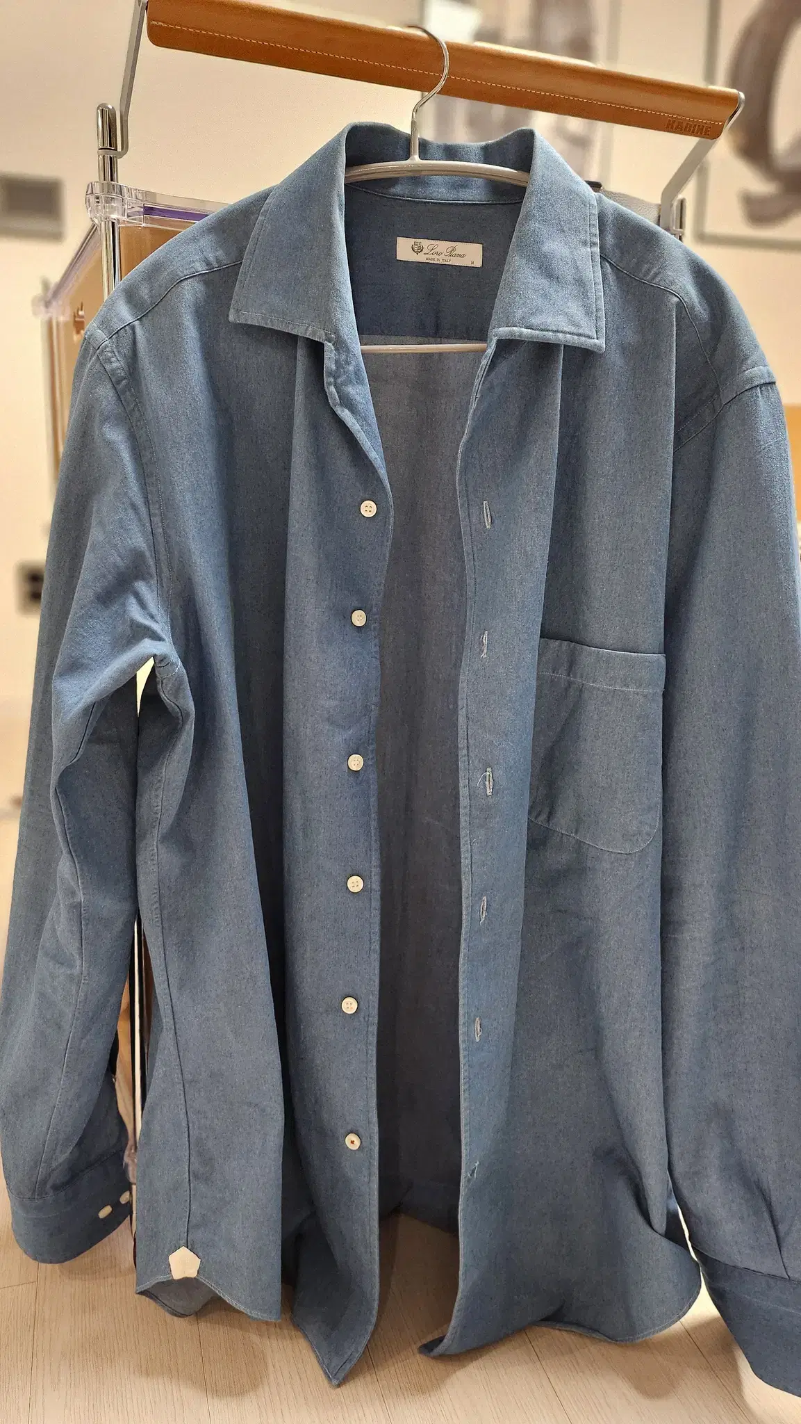 Loro Piana chambray shirt