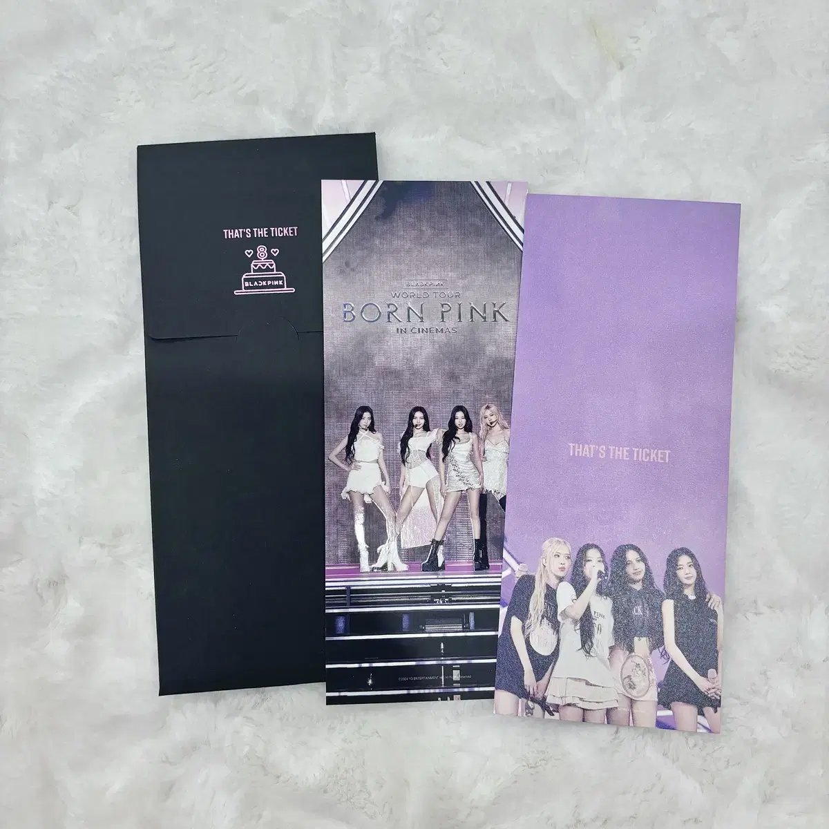 Black Pink CGV pre-order benefit ticket TTT wts