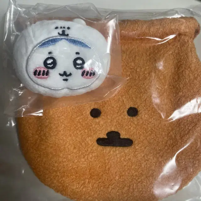 하치와레 농담곰 얼굴 마스코트 키링 고로케 파우치 일괄 양도