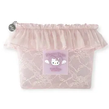 Moon Prim 문프림 레이스 메쉬 파우치 헬로키티