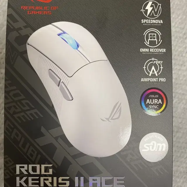 ASUS ROG KERIS II ACE 화이트 비대칭