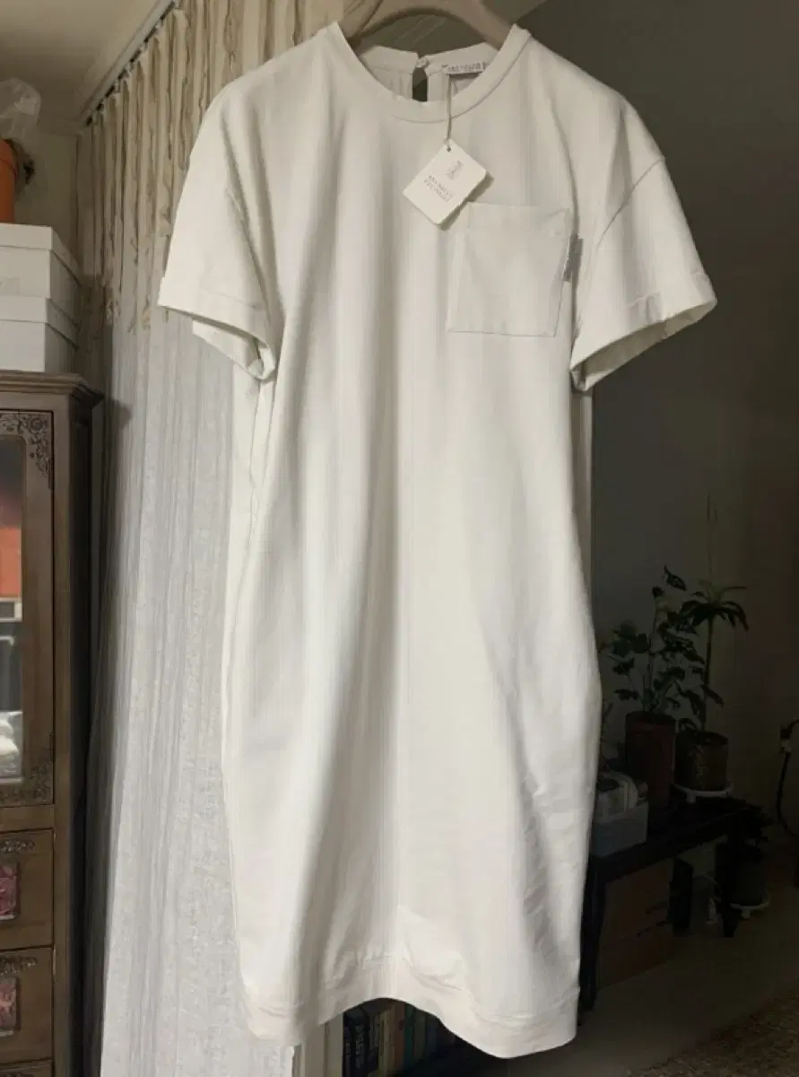 (새상품)Brunello Cucinelli Crew Neck dress