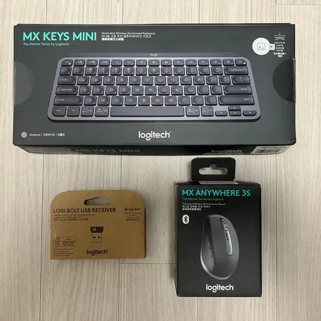 개별 구매O mx keys mini, mx anywhere 3s,로지볼트