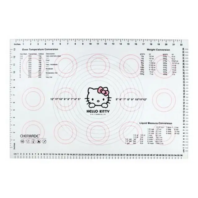 쉐프메이드 산리오 헬로키티 베이킹 제과제빵 실리콘매트 작업판