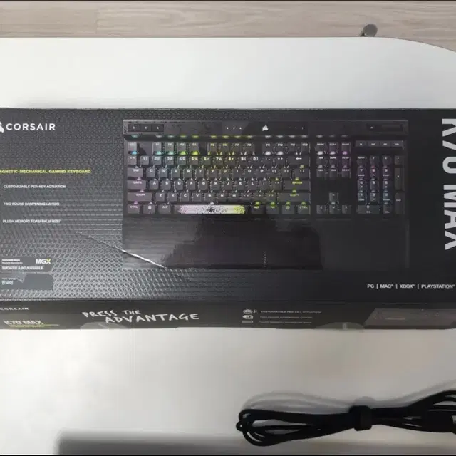 커세어 k70 max 자석축 래피드트리거 FPS