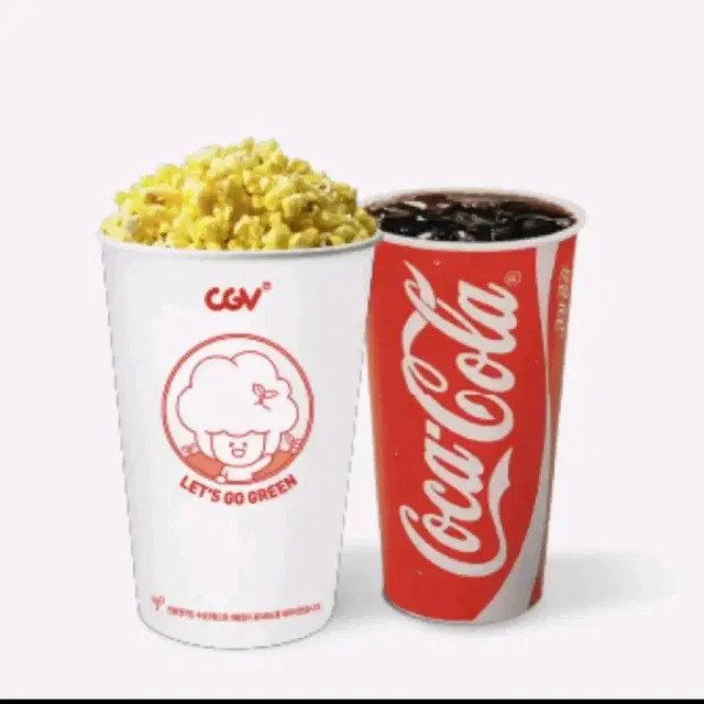 cgv 스몰세트 팝콘음료세트