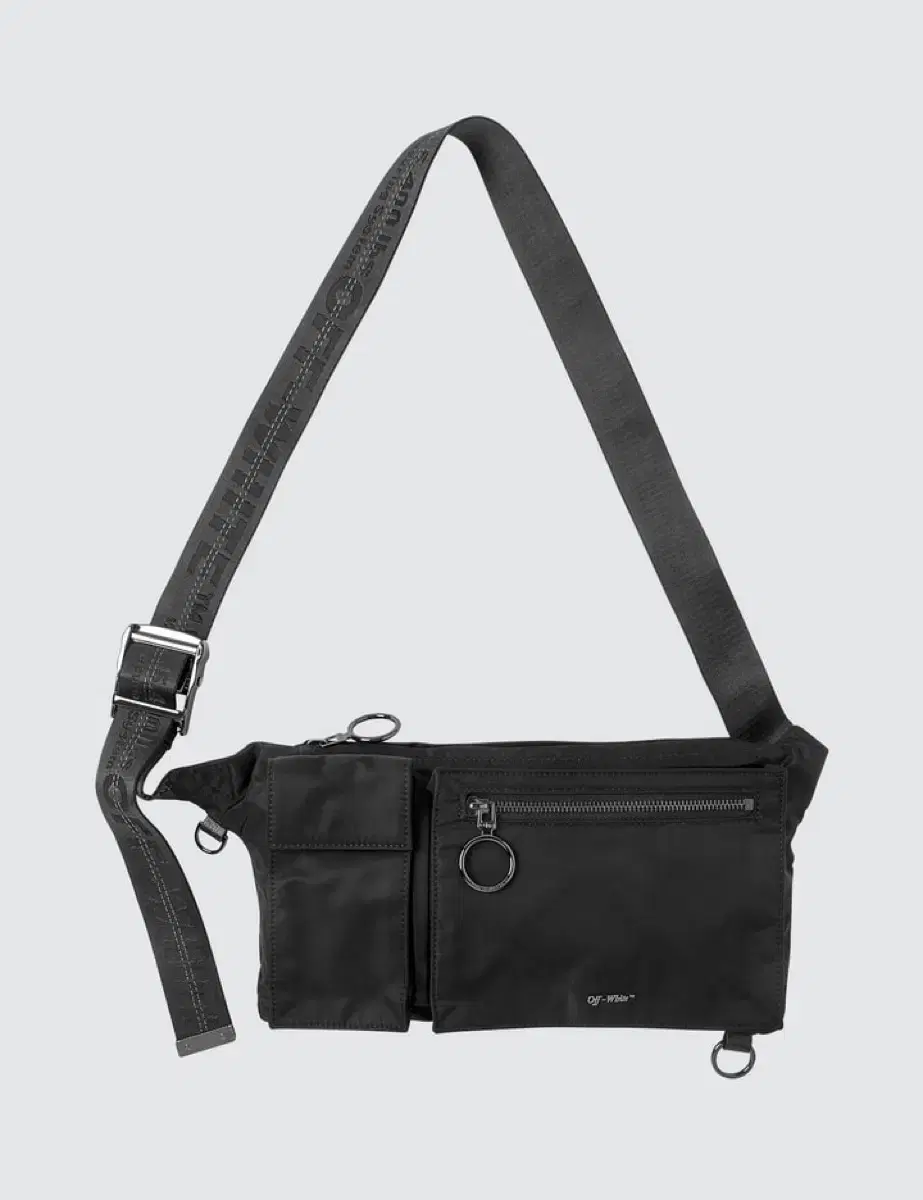 off-white pockets fannypack black