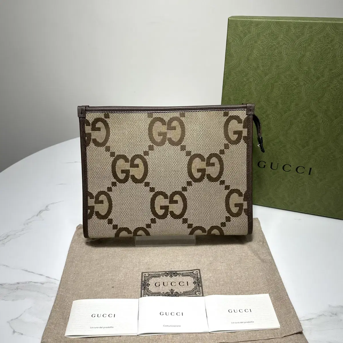 GUCCI GG Jumbo Clutch