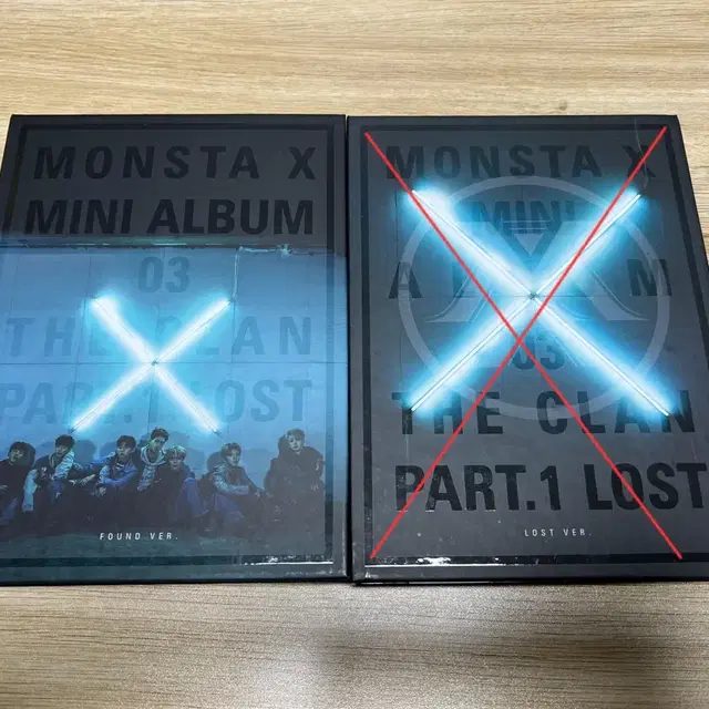 몬스타엑스 THE CLAN PART. 1 LOST 개봉앨범