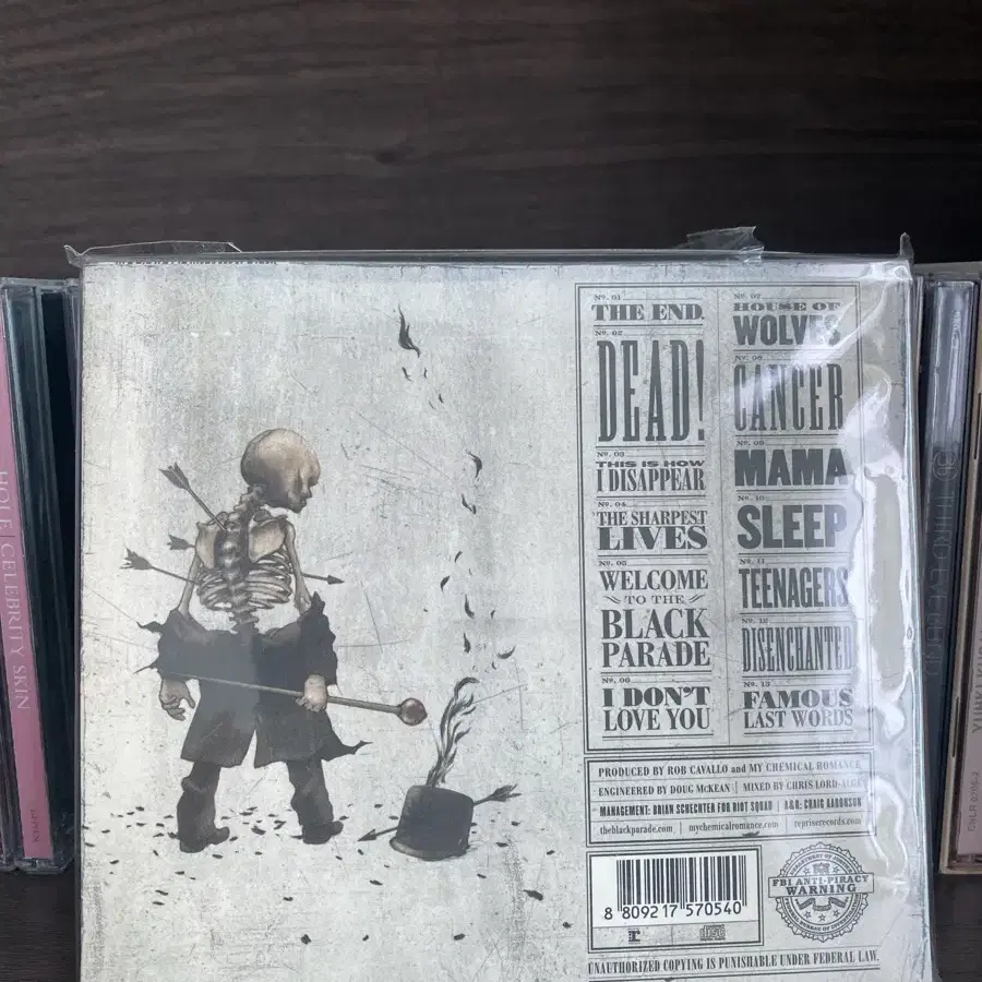 마이케미컬로맨스- the black parade cd