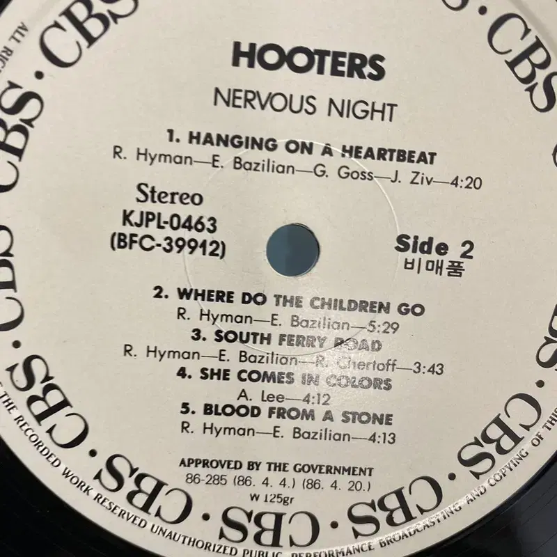 HOOTERS LP / AA5039