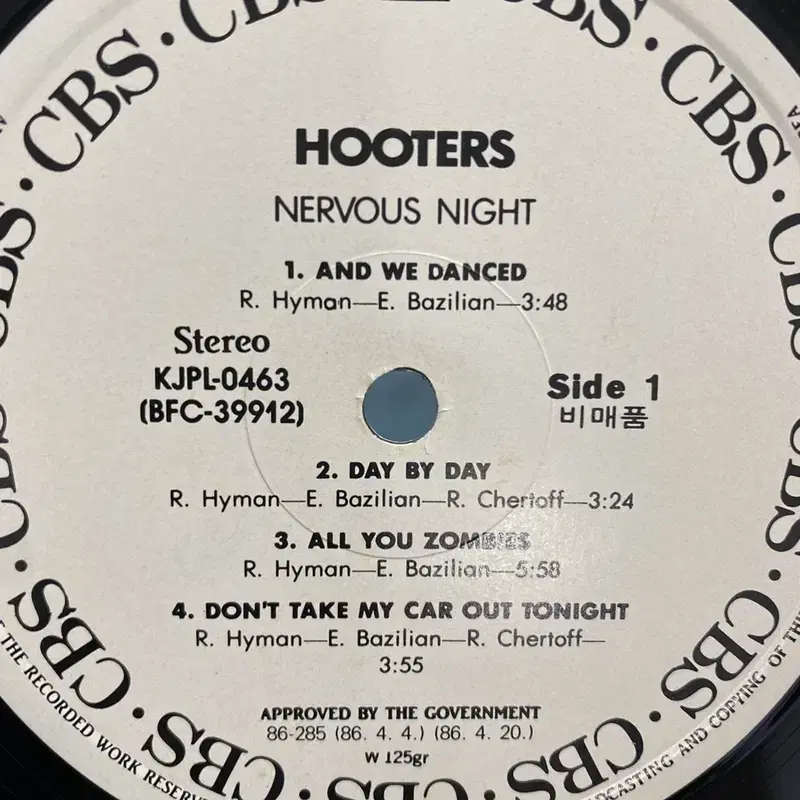 HOOTERS LP / AA5039