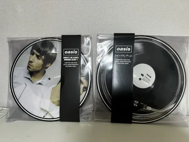 오아시스 1집,2집 픽쳐디스크 lp 바이닐 일괄