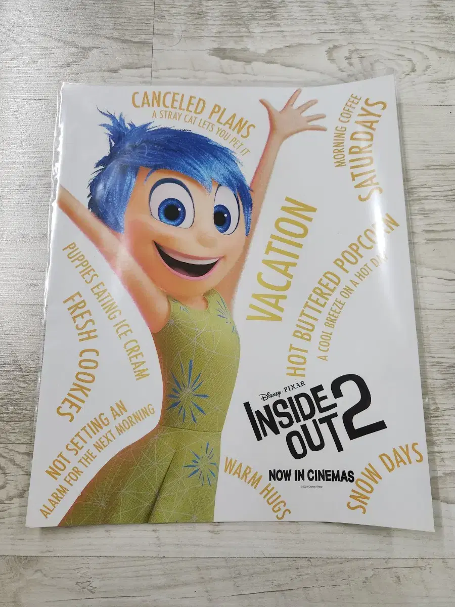 Inside Out2 CineQ pre-order benefit poster bulk Full (until this month)