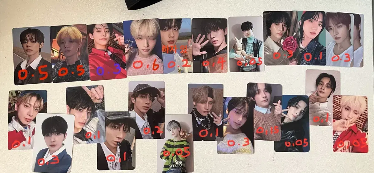 txt photocard polaroid wts sell / yeonjun soobin beomgyu taehyun hueningkai