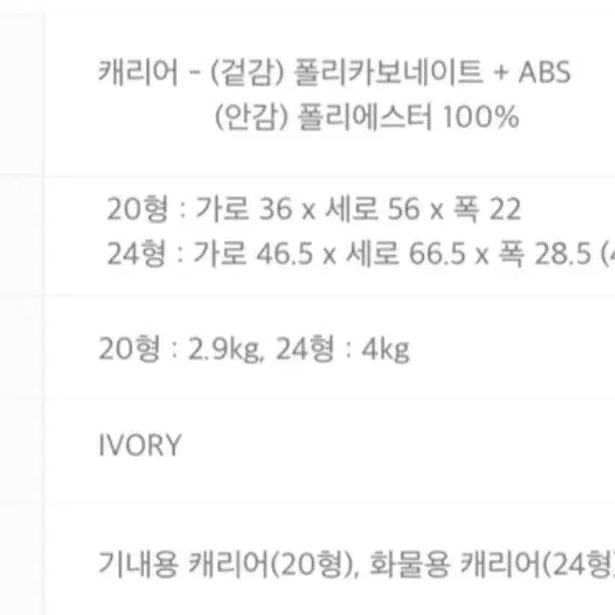 내셔널지오그래픽 비숍 케리어 세트 20+24