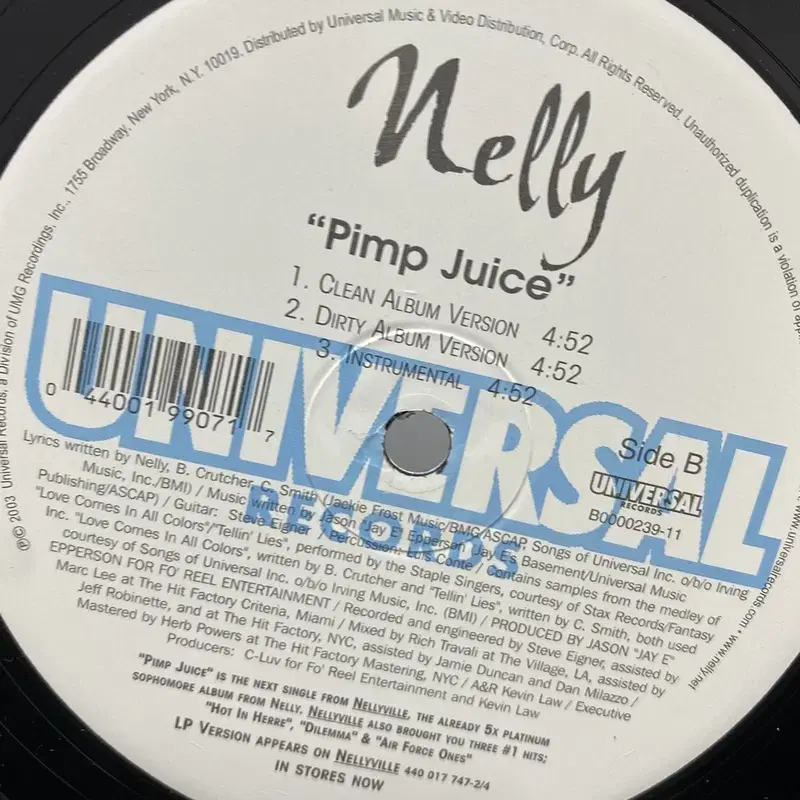 NELLY PIMP JUICE LP / AA5104