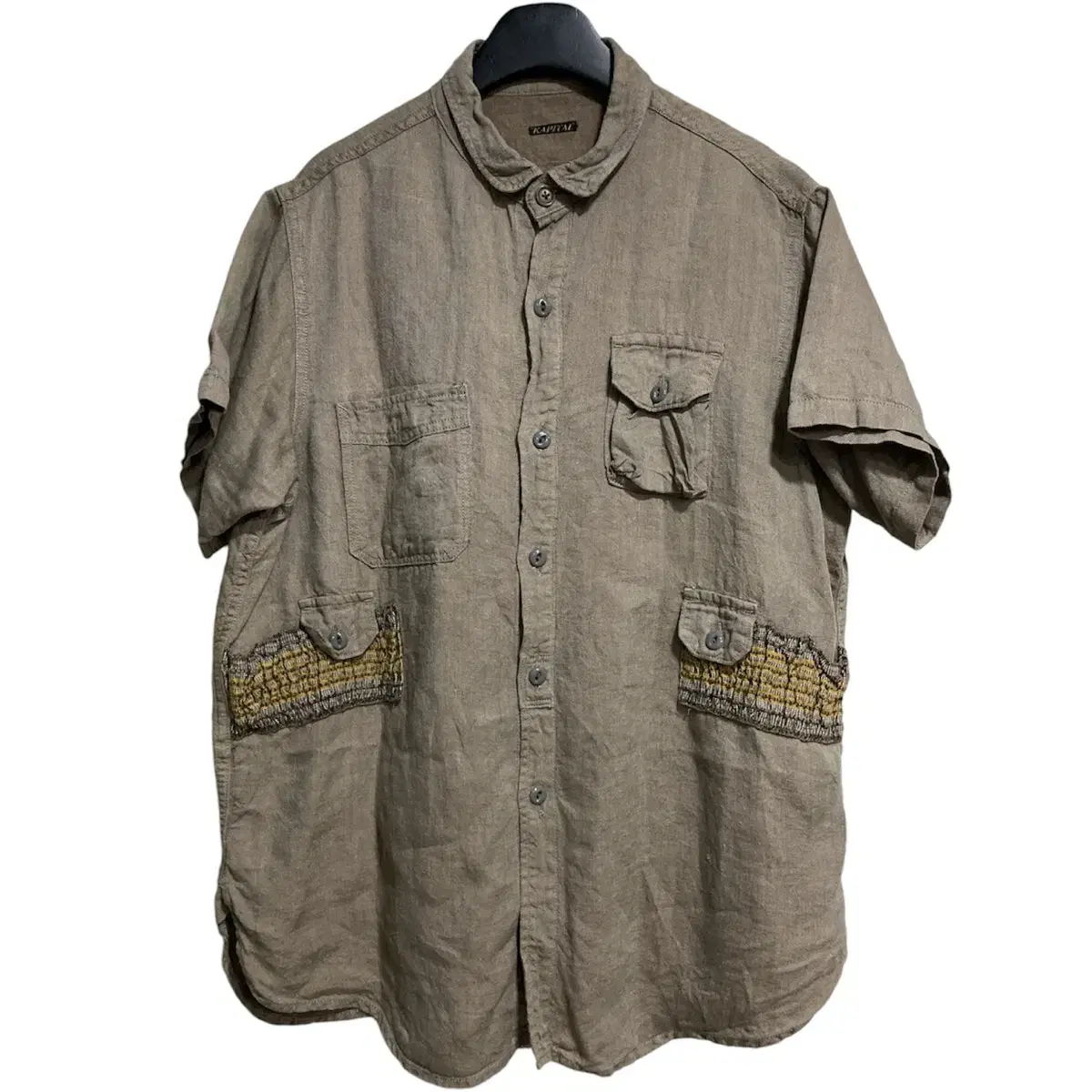 Capital Pocket Linen Shirt KAPITAL Cargo