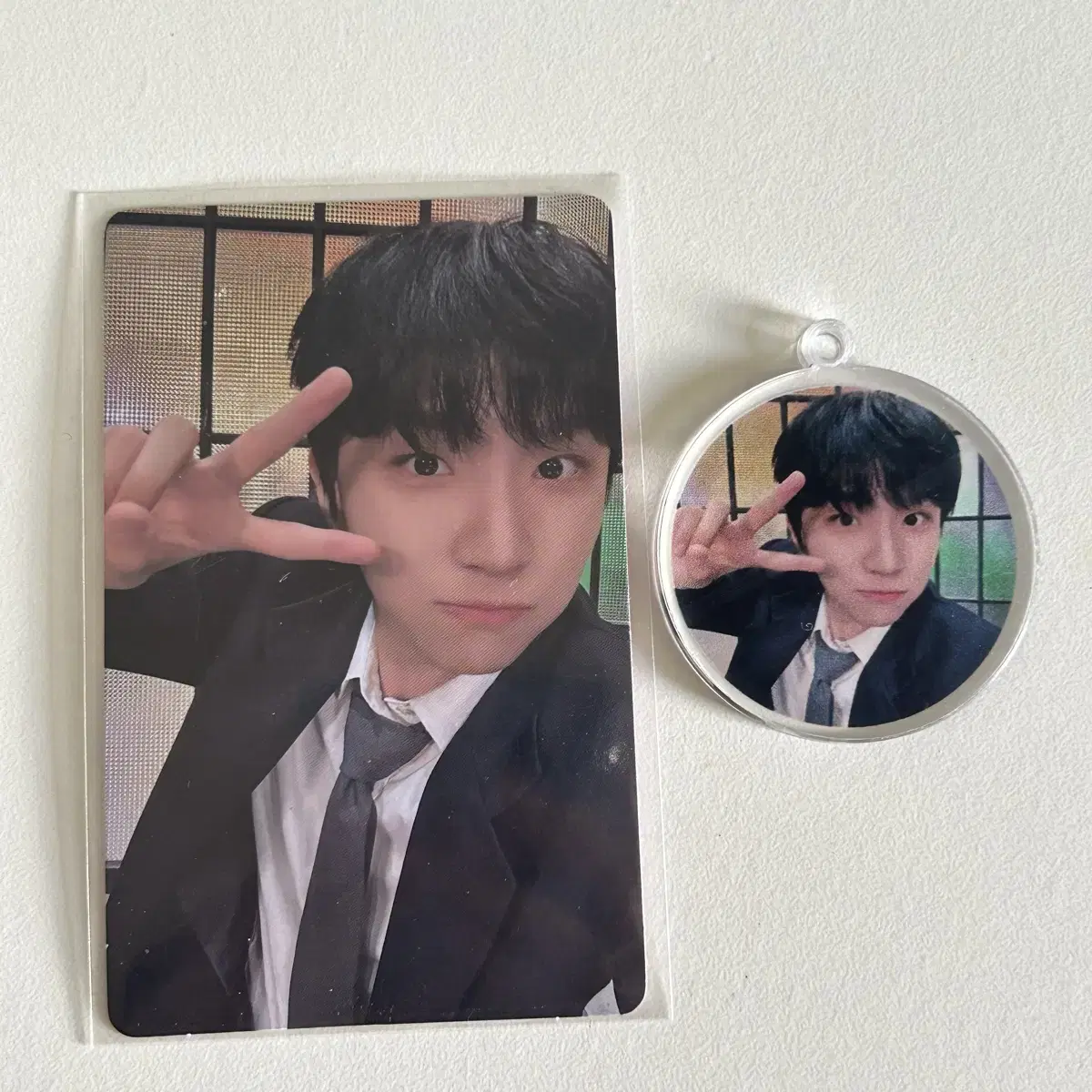 Set) woonhak boynextdoor 19.99 album photocard pre-order benefit unreleased photocard Buddhist Acrylic Charms