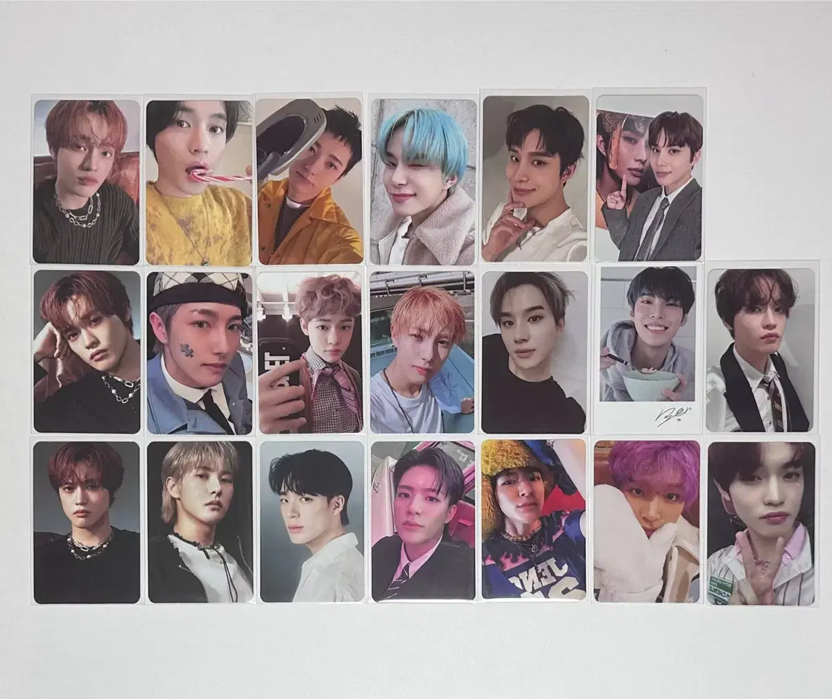 nct photocard bulk jungwoo doyoung chenle renjun haechan jeno