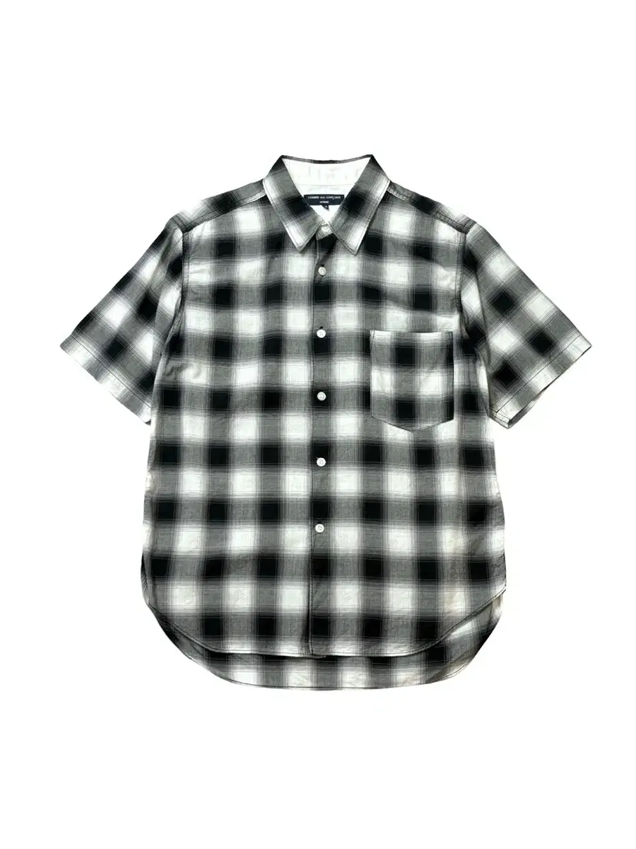 Comme des Garçons Song Homme Check Short-Sleeved Shirt