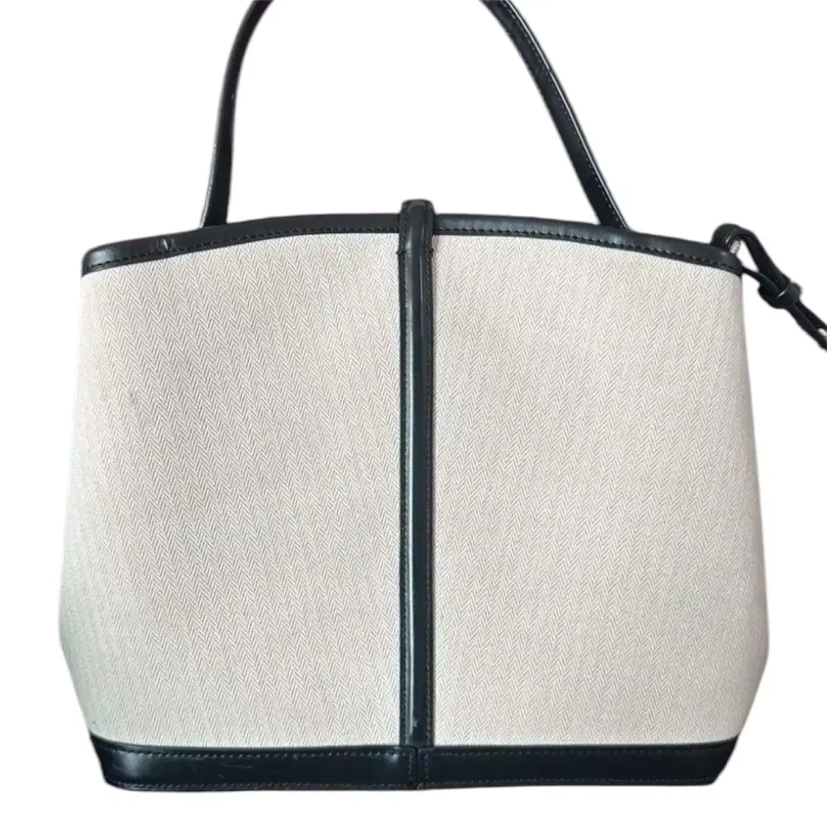 킨더살몬 백 Leather-Trimmed Canvas Crossbody