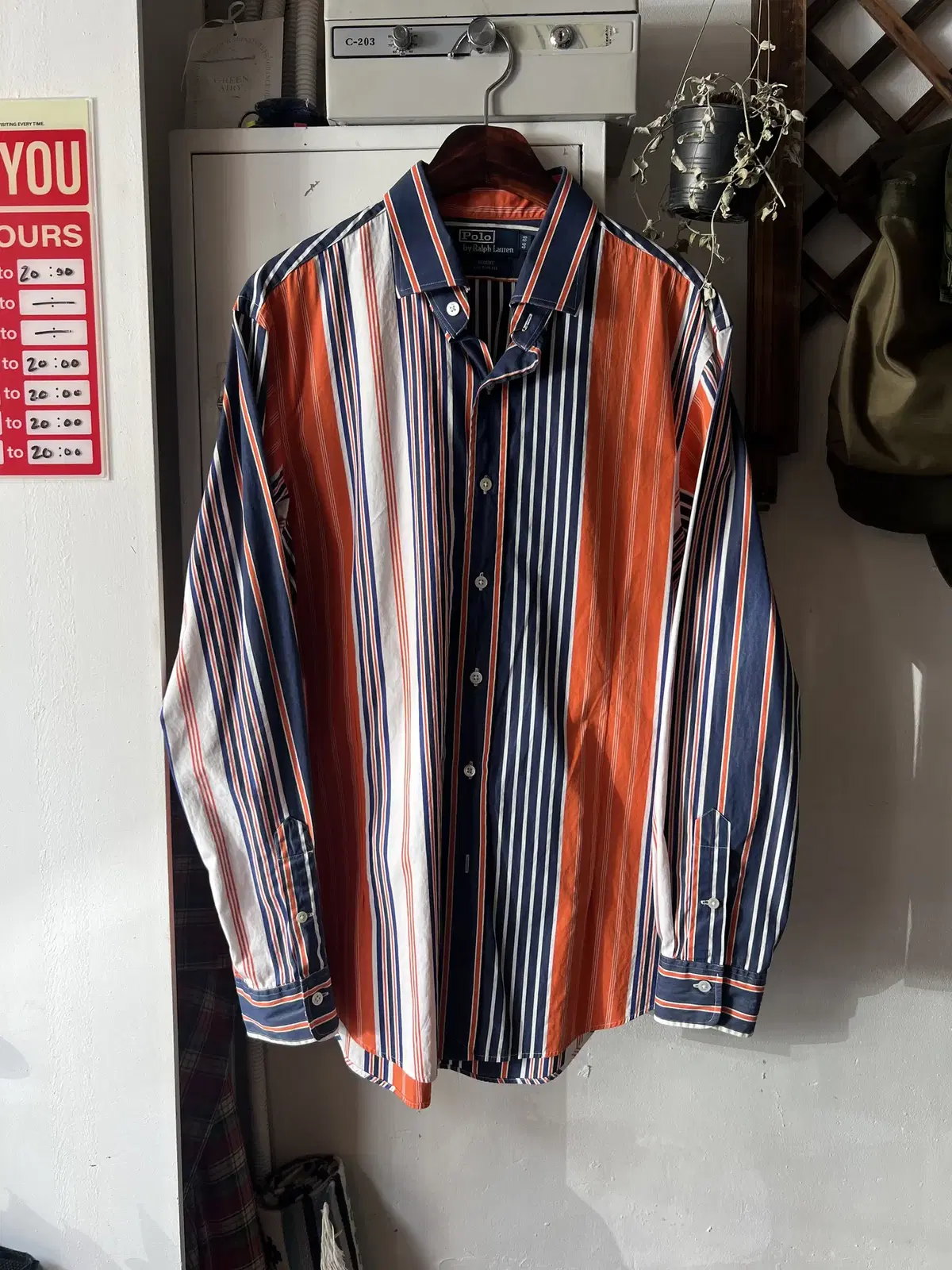 [XL]Polo Ralph Lauren REGENT Striped cotton shirt