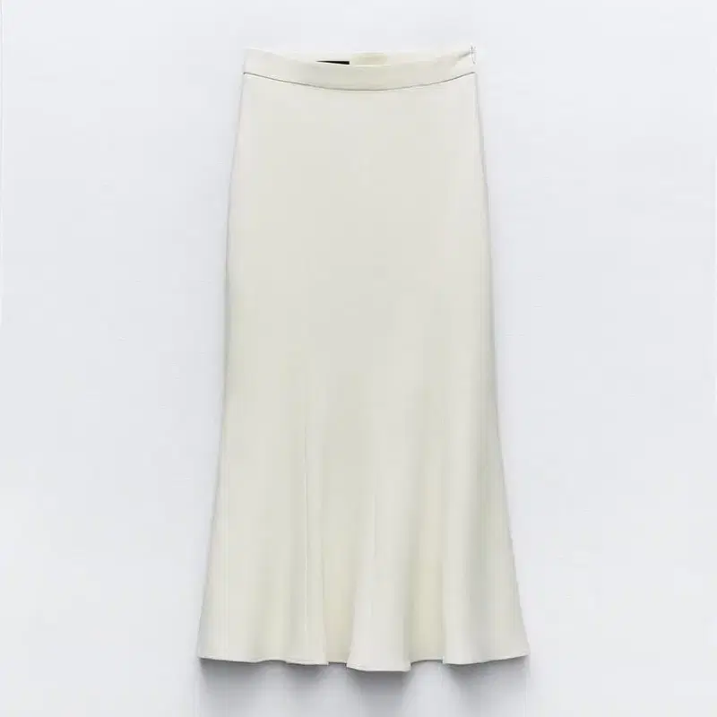 zara 자라 헴라인 프릴 크레이프 미디 스커트 59900-29900