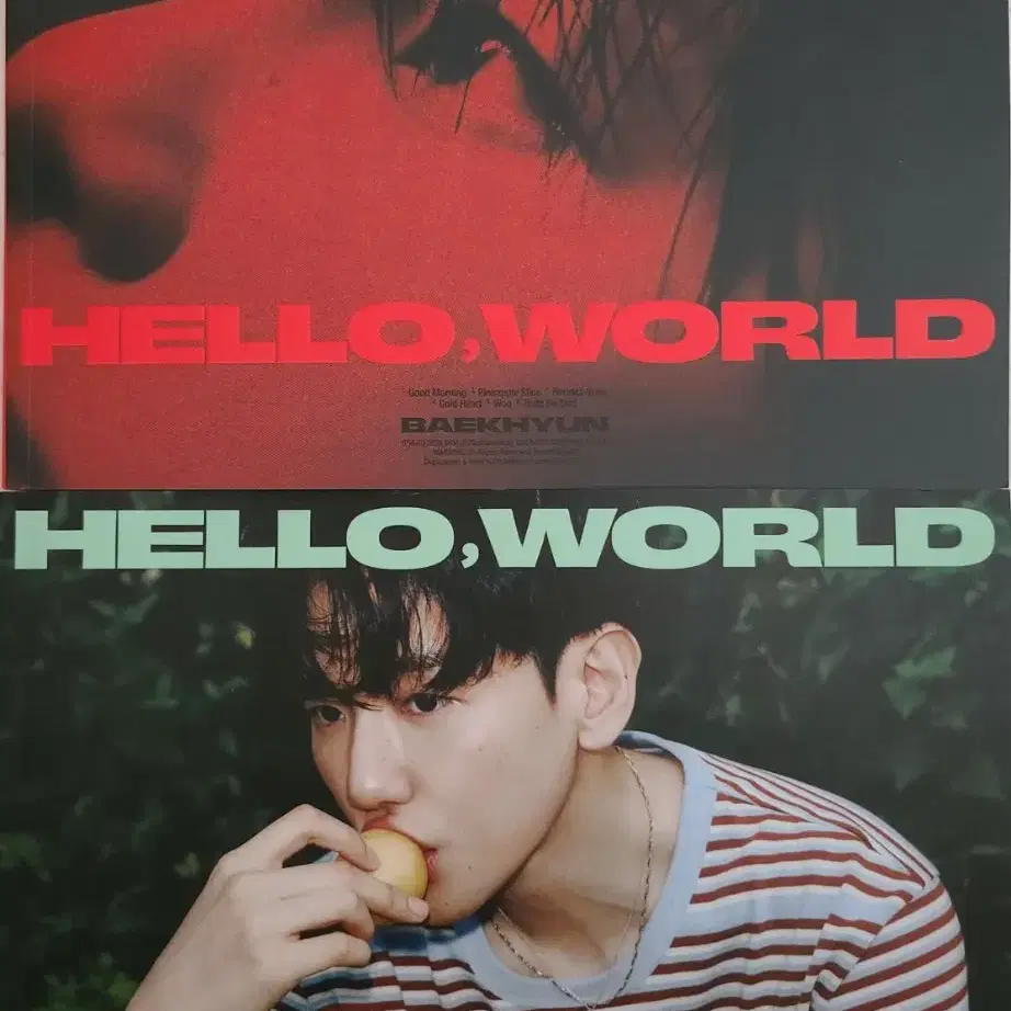 백현 BAEKHYUN 헬로월드 HelloWorld 개봉 앨범