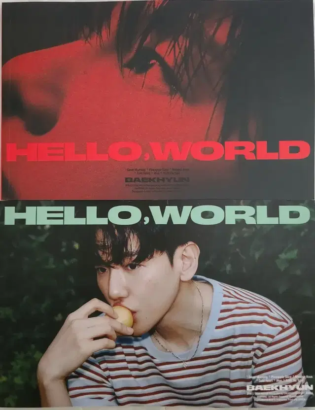 백현 BAEKHYUN 헬로월드 HelloWorld 개봉 앨범