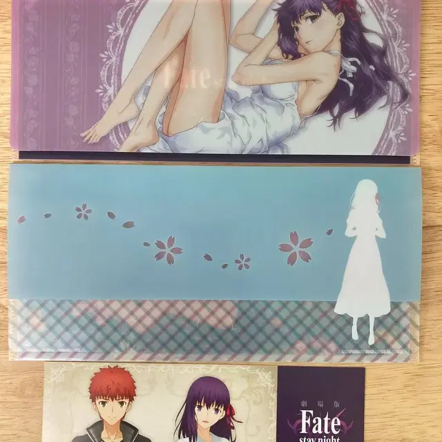 Fate 이치방쿠지 티켓 홀더 (세이버/린, 사쿠라x2)