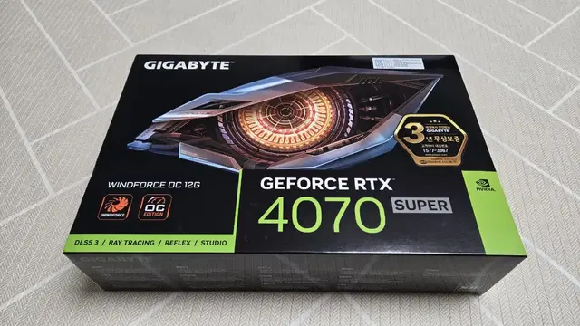 [미개봉] RTX 4070 SUPER WINDFORCE OC D6X 12