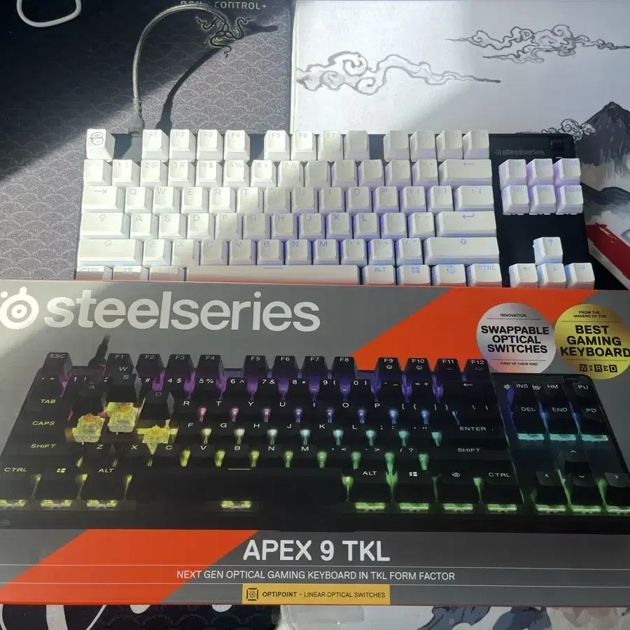 apex 9 tkl 스틸시리즈 키보드