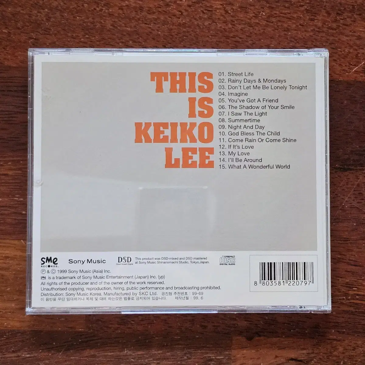 케이코리 Keiko Lee THIS IS KEIKO LEE 중고 CD