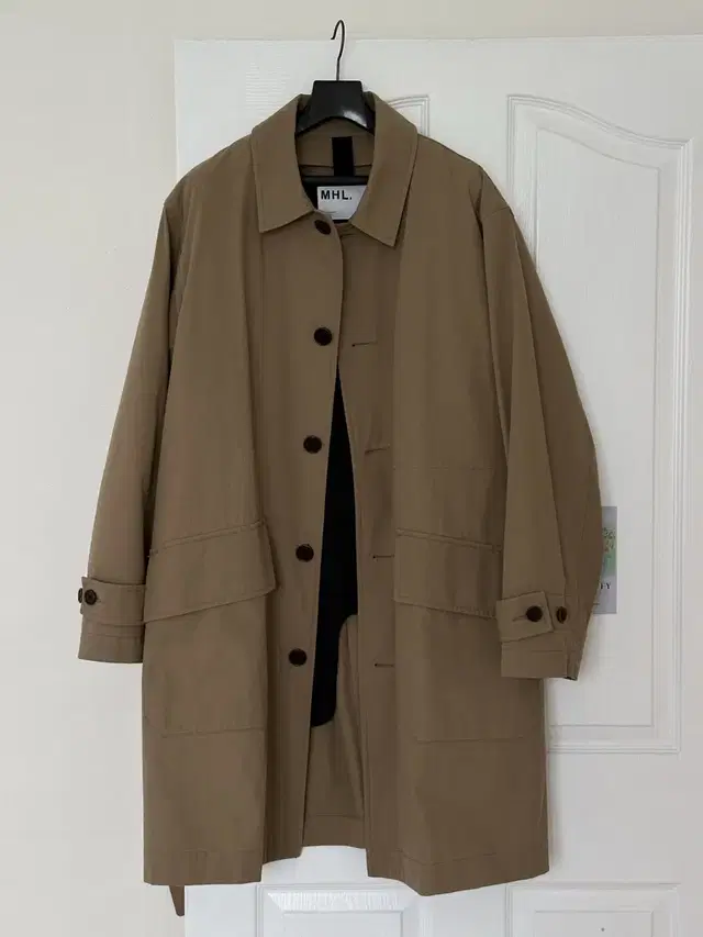 MHL. PROOFED COTTON NYLON TWILL COAT[L]