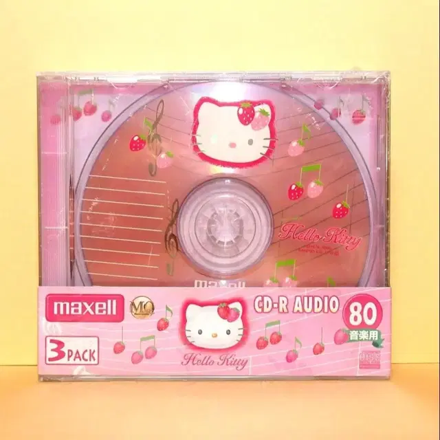 산리오 레트로 고전 키티 딸기키티 CD