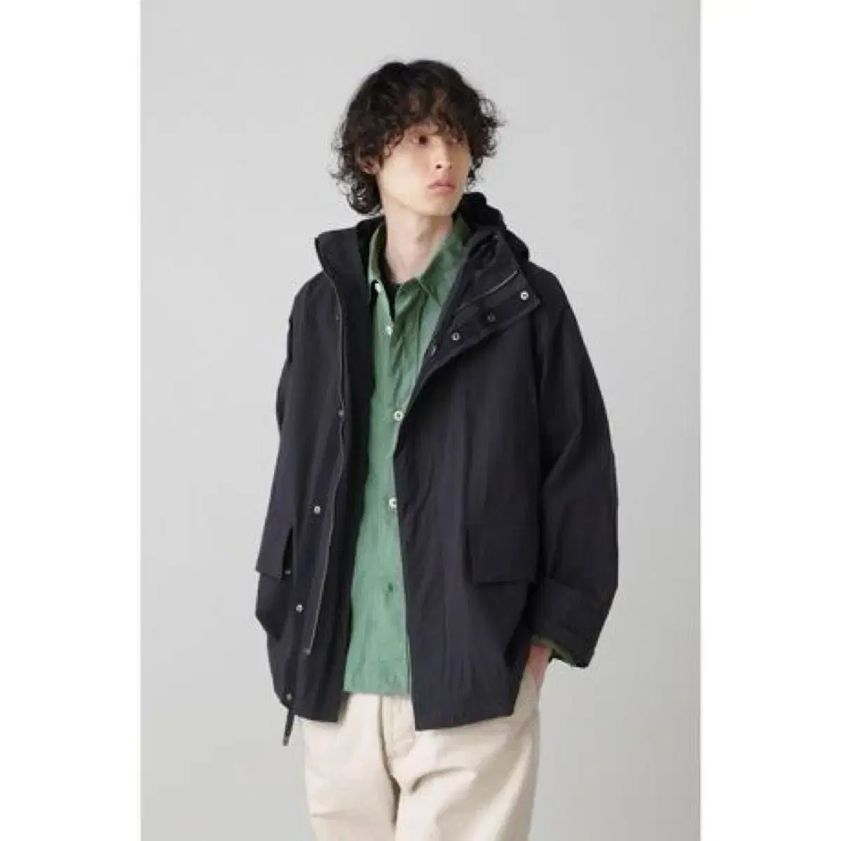 MHL. 23ss COTTON NYLON PLAINWEAVE JACKET