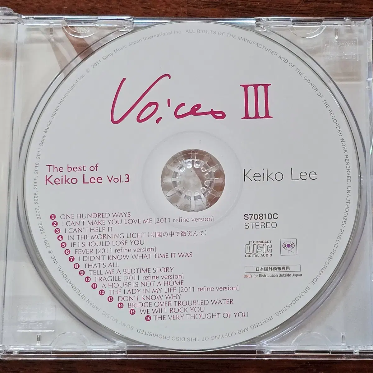 케이코리 Keiko Lee Voices JAZZ 째즈 중고 CD