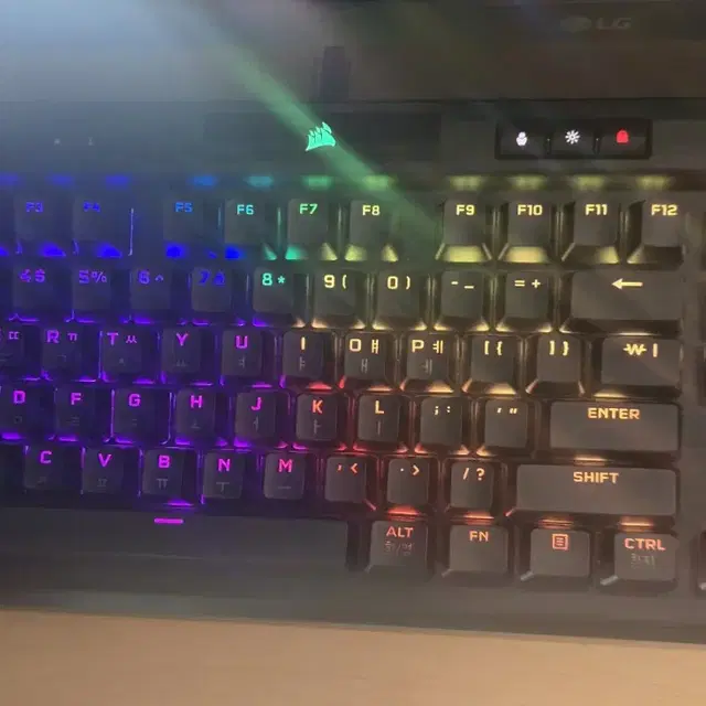 커세어 K70 RGB TKL 키보드 적축 저소음