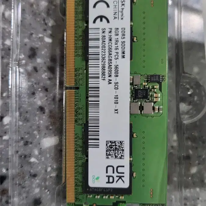 ddr5 5600 sk하이닉스 8gb x 2