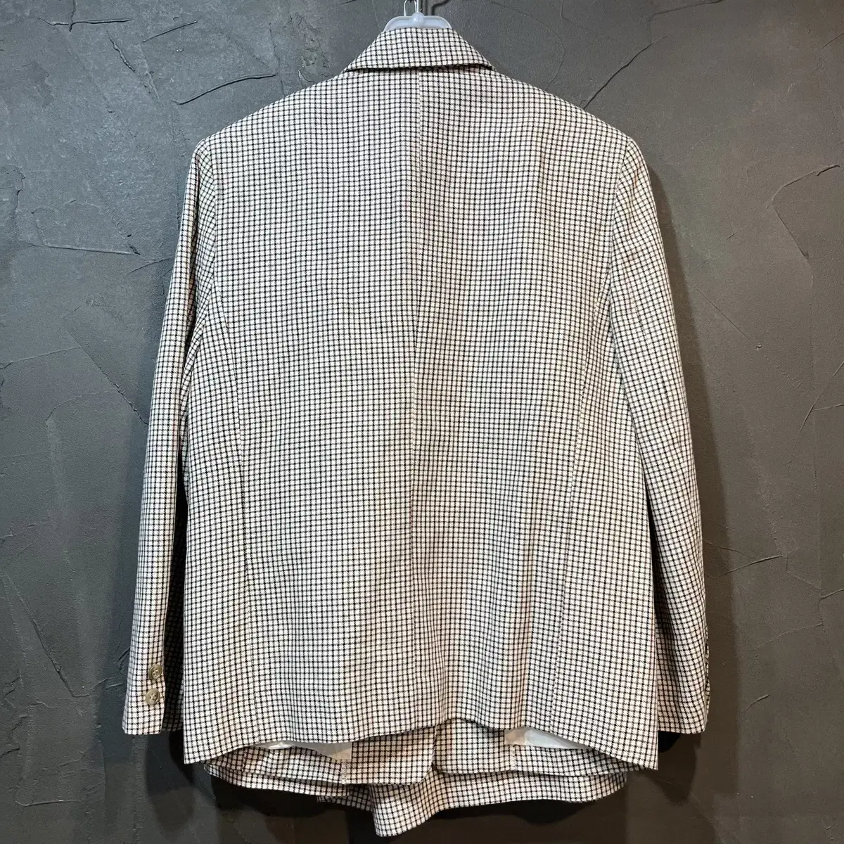 [M] ISSEYMIYAKE 이세이미야케 체크 정장 셋업