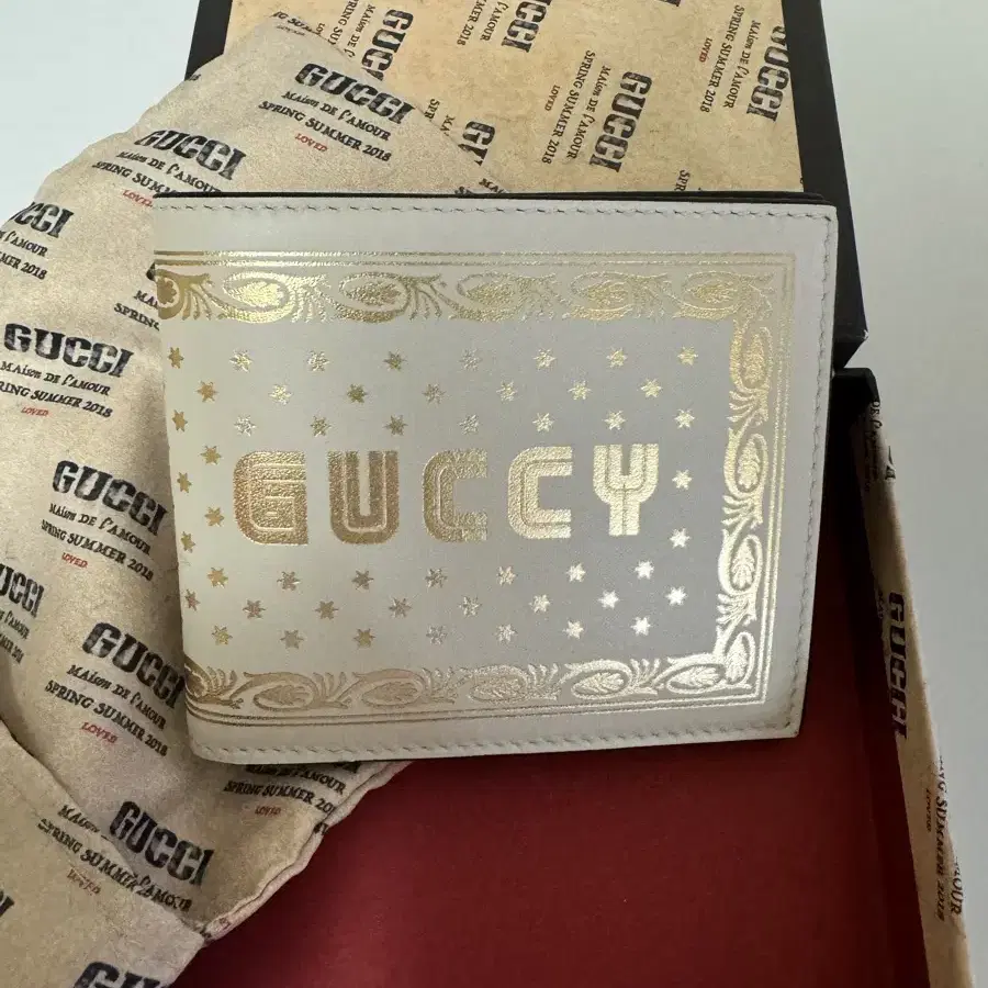 구찌 GUCCY 로고 반지갑