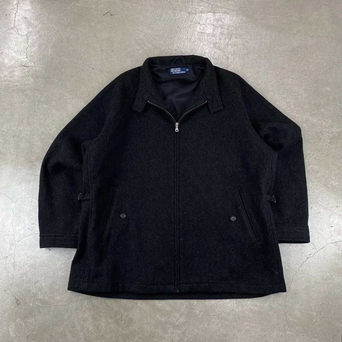 90s Polo Wool Woolen Half Barracuda Jacket (108)