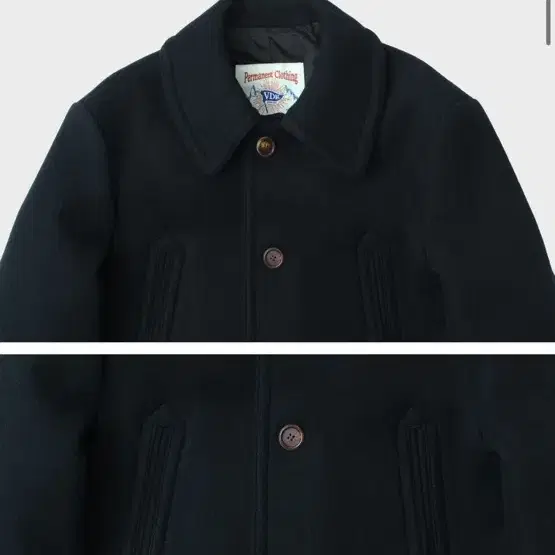 VDR 비디알 VIRGIN WOOL NAVY SOFT SHORT COAT